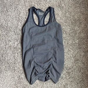 Athleta Navy Striped Tank Top